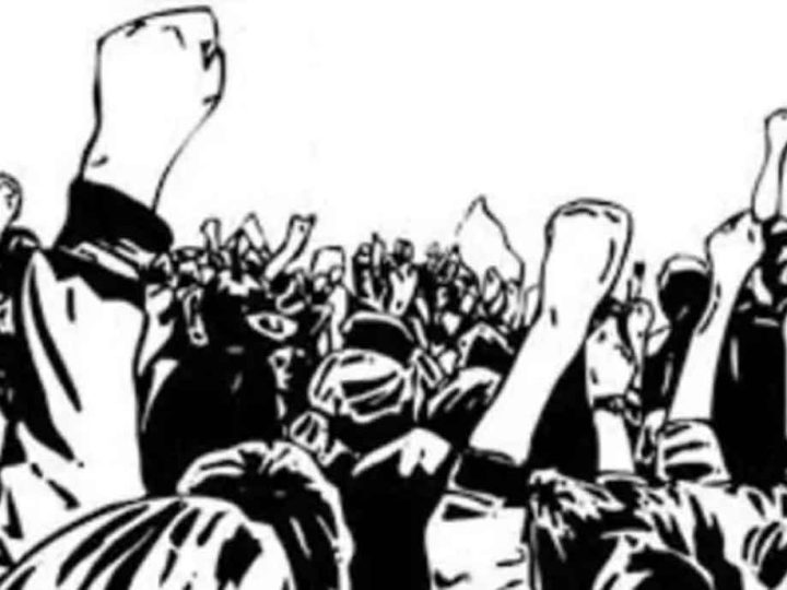 आक्रोश: छात्र की मौत पर बिफरे क्षेत्रवासी, पुलिस प्रशासन के खिलाफ किया प्रदर्शन