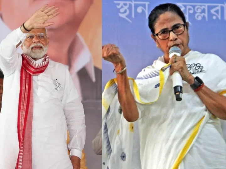 बंगाल में बड़ा उलटफेर! रुझानों में BJP को बहुमत, TMC पीछे