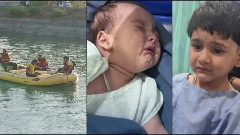 विकासनगर में मां दो मासूम बेटियों संग शक्ति नहर में कूदी, दो युवकों ने बच्चियों की जान बचाई