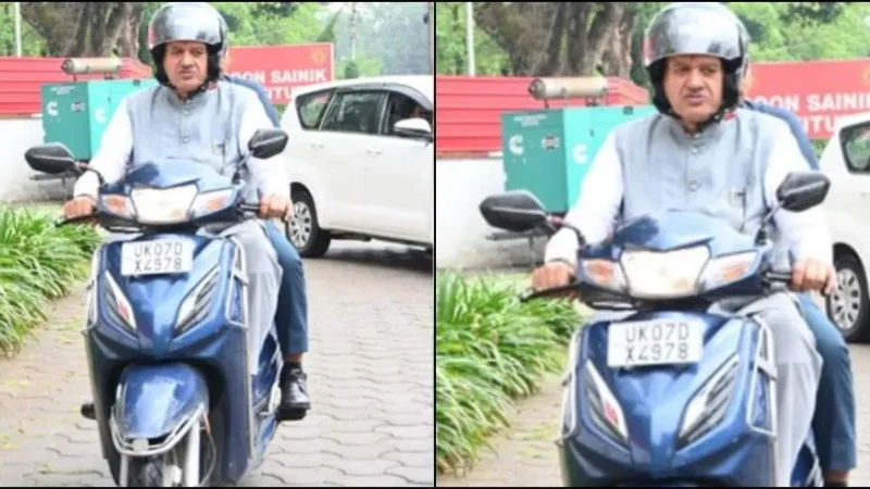 मंत्री Ganesh Joshi की स्कूटी पर विवाद, Insurance और PUC दोनों निकले खत्म