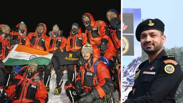 NSG के जवानों ने माउंट एवरेस्ट पर फहराया तिरंगा, उत्तराखंड के मेजर अखिलेश भट्ट ने किया नेतृत्व