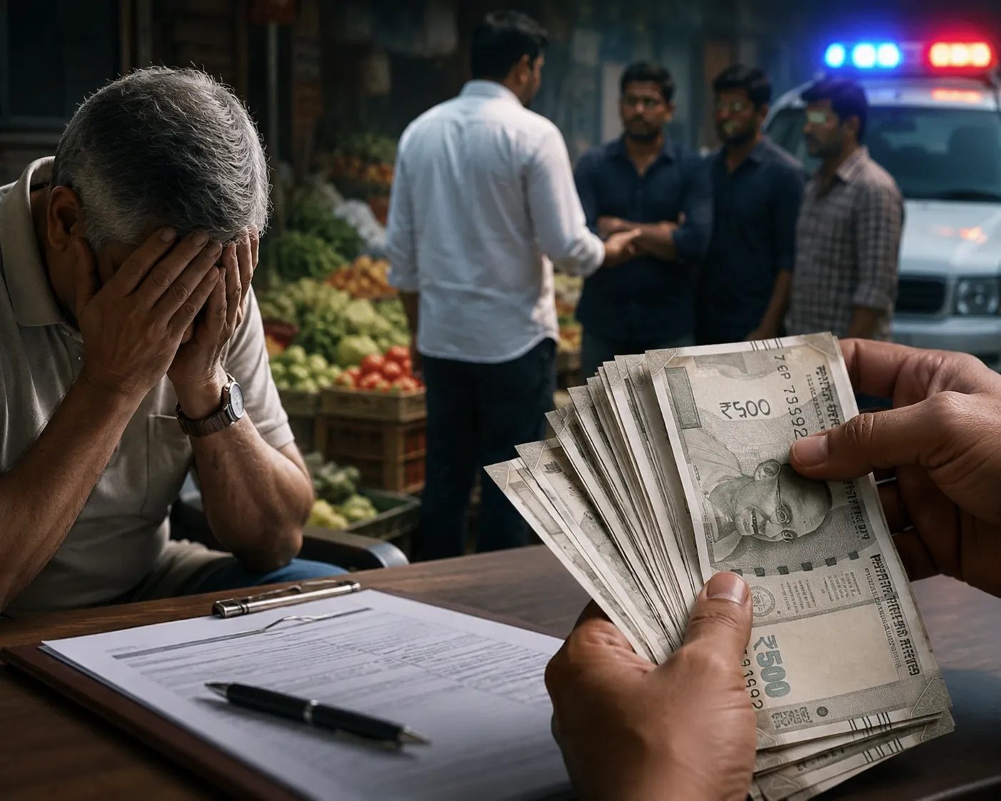 रिटायर्ड सब इंस्पेक्टर से 34 लाख की ठगी, आढ़ती समेत चार पर मुकदमा