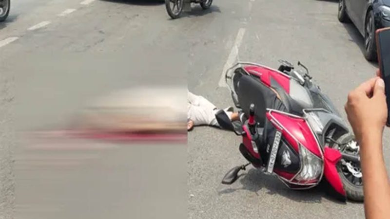 सड़क हादसा:  पीछे से आ रहे बेकाबू ट्रक ने स्कूटी सवार को कुचल डाला, हुई दर्दनाक मौत  