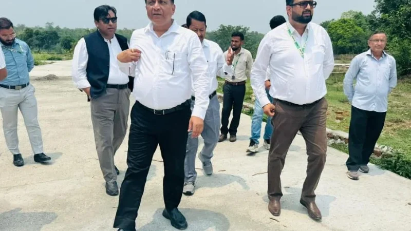 अवैध निर्माणकर्ताओं पर शिकंजा कसने मैदान में उतरे एमडीडीए उपाध्यक्ष बंशीधर तिवारी