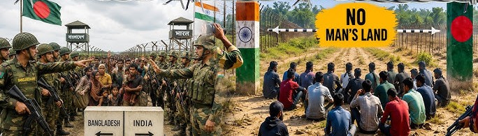 तनाव: माल्दा बॉर्डर पर अवैध घुसपैठियों की वापसी पर बीएसएफ–बीजीबी में तनातनी