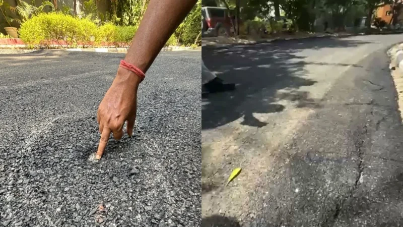 शिकायत: सड़क के डामरीकरण में मानकों की अनदेखी का आरोप, ग्रामीणों ने की निष्पक्ष जांच की मांग
