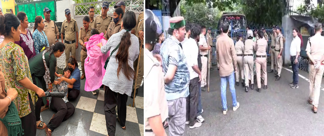 बड़ी ख़बर: स्वास्थ्य मंत्री के आवास के बाहर चार महिला अभ्यर्थियों ने किया आत्महत्या का प्रयास , एक की हालत गंभीर  