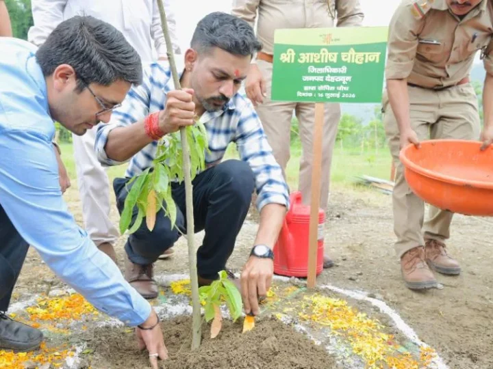 हरेला पर्व पर हरियाली का संकल्प: जिलाधिकारी डॉ0 आशीष चौहान ने किया वृक्षारोपण, कहा- पौधारोपण को बनाएं जन-आंदोलन