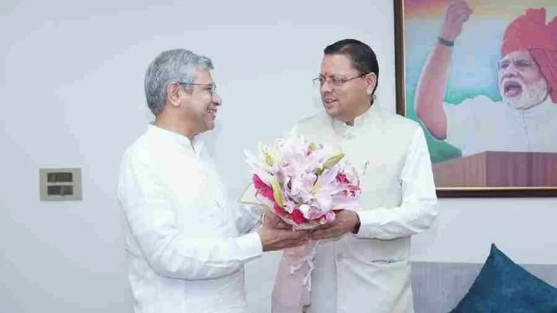 मुख्यमंत्री ने केंद्रीय रेल मंत्री से रेल परियोजनाओं एवं कनेक्टिविटी विस्तार पर की चर्चा, केन्द्रीय रेल मंत्री ने दिया प्रस्तावों पर आवश्यक कार्यवाही किये जाने का आश्वासन