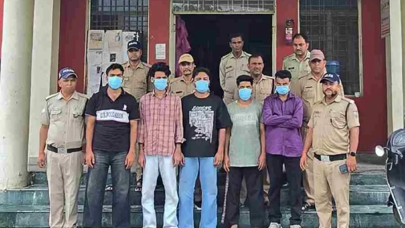 हुड़दंगियों पर सख्त दून पुलिस, सार्वजनिक स्थान पर उपद्रव करने वाले 5 लोगों को किया गिरफ्तार