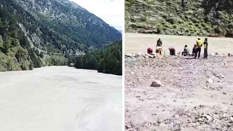 दहशत: भागीरथी का जलस्तर बढ़ने से रात को सो नहीं पा रहे ग्रामीण, सुरक्षा की लगाई गुहार