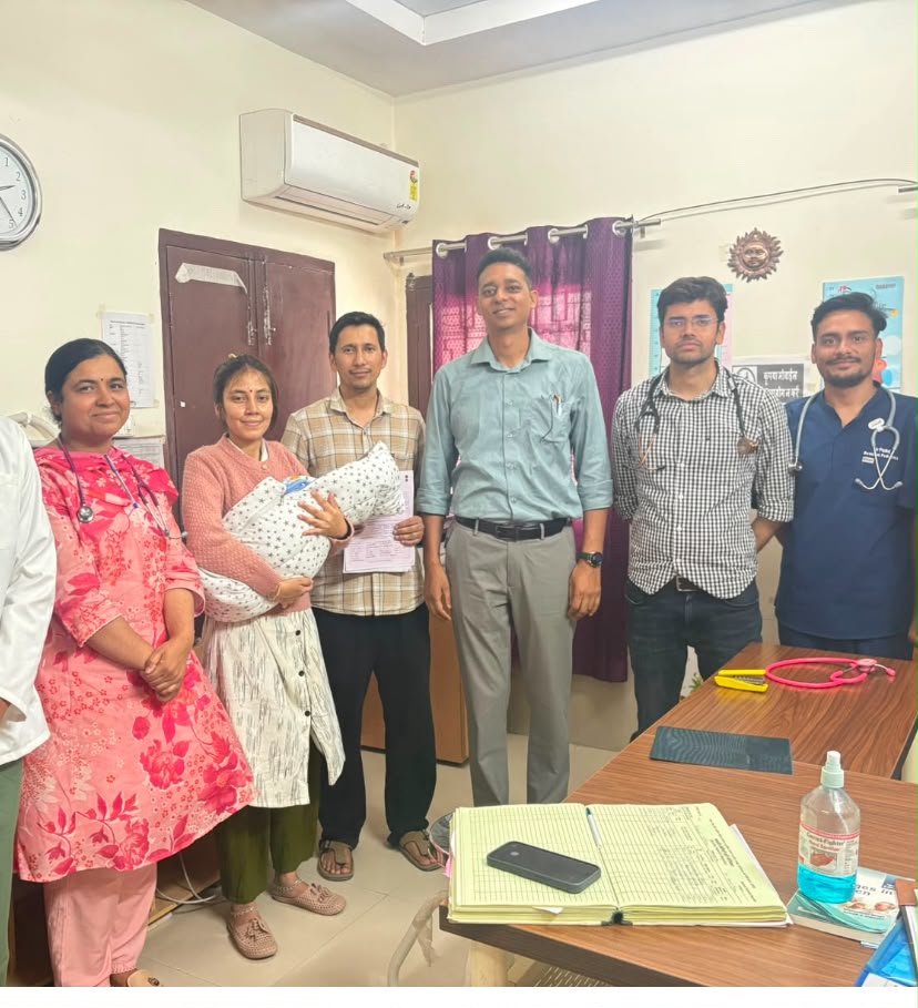 कमाल: समयपूर्व जन्मे नवजात को मिली नई जिंदगी, 75 दिन बाद स्वस्थ होकर घर लौटा