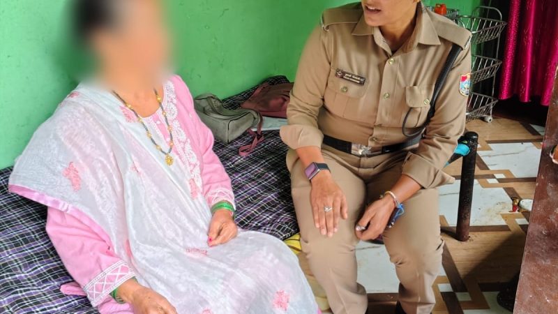 सद्भावना: महिला कोतवाली पुलिस ने गांव-गांव पहुंचकर जाना वरिष्ठ नागरिकों का हालचाल