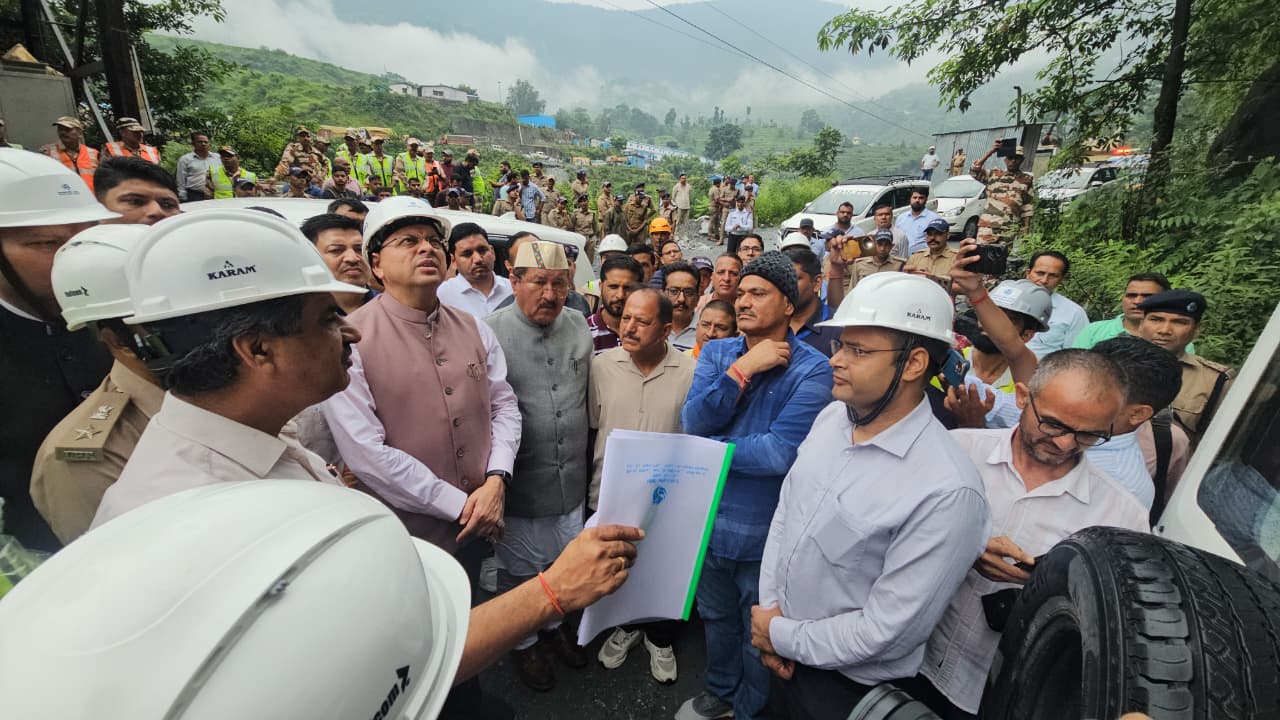 राज-काज: सीएम  धामी ने टीएचडीसी टनल हादसे का किया स्थलीय निरीक्षण, रेस्क्यू अभियान का लिया जायजा