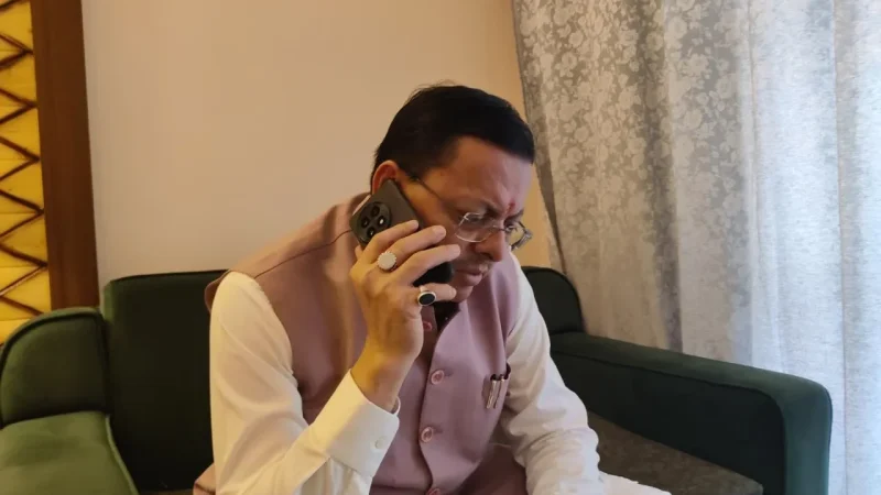 नीति घाटी में लापता BRO हवलदार पंकज की तलाश तेज, सीएम धामी ने परिजनों से की बात