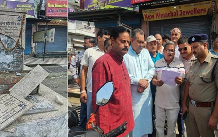 शर्मनाक: सेलाकुई में शहीद सत्येंद्र सिंह चौहान स्मारक को क्षतिग्रस्त करने पर भड़का जन आक्रोश