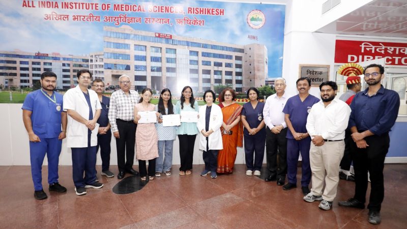 एम्स: राष्ट्रीय अंगदान माह के अवसर पर किया गया विभिन्न जन जागरूकता कार्यक्रमों का आयोजन