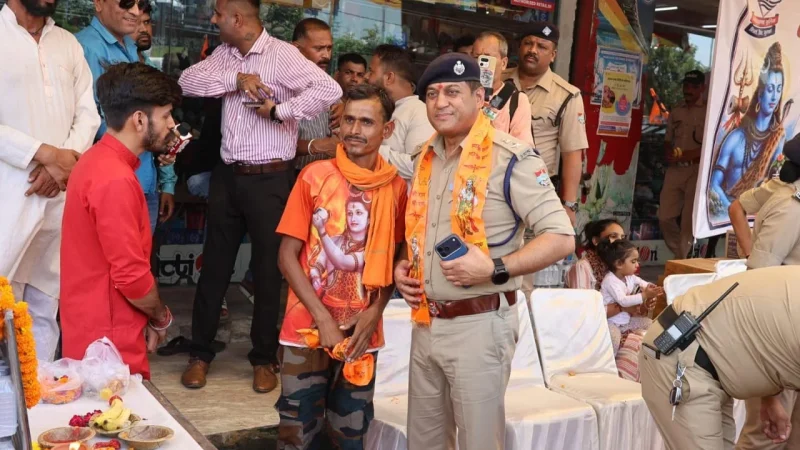 कावड़ मेले को सकुशल रूप से संपन्न कराने के लिए खुद मैदान में उतरे एसएसपी दून