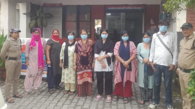 शांति व्यवस्था भंग करने का प्रयास कर रहे में 08 व्यक्तियों/महिलाओ को पुलिस ने किया गिरफ्तार