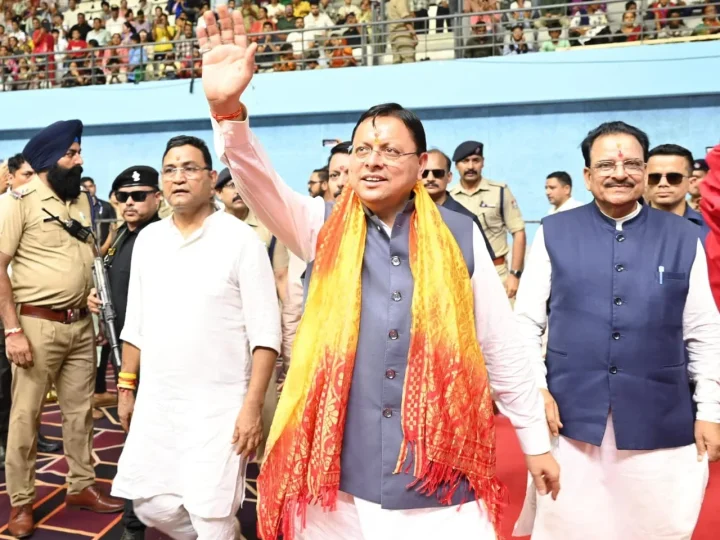 मुख्यमंत्री पुष्कर सिंह धामी ने राष्ट्रीय खेल दिवस पर उत्तराखण्ड राज्य क्रीड़ा विश्वविद्यालय के प्रथम चरण के निर्माण कार्यों का किया शिलान्यास