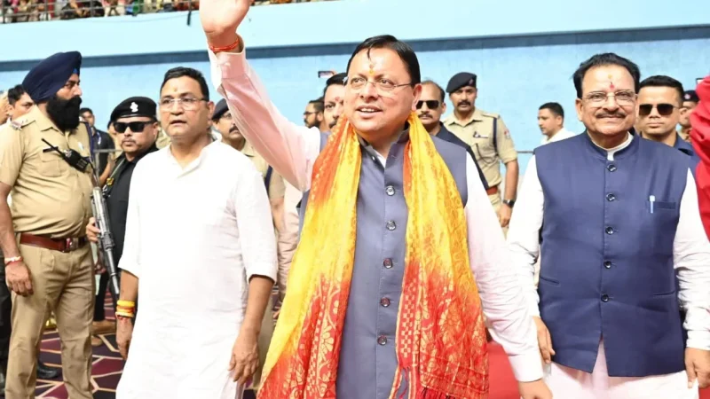 मुख्यमंत्री पुष्कर सिंह धामी ने राष्ट्रीय खेल दिवस पर उत्तराखण्ड राज्य क्रीड़ा विश्वविद्यालय के प्रथम चरण के निर्माण कार्यों का किया शिलान्यास