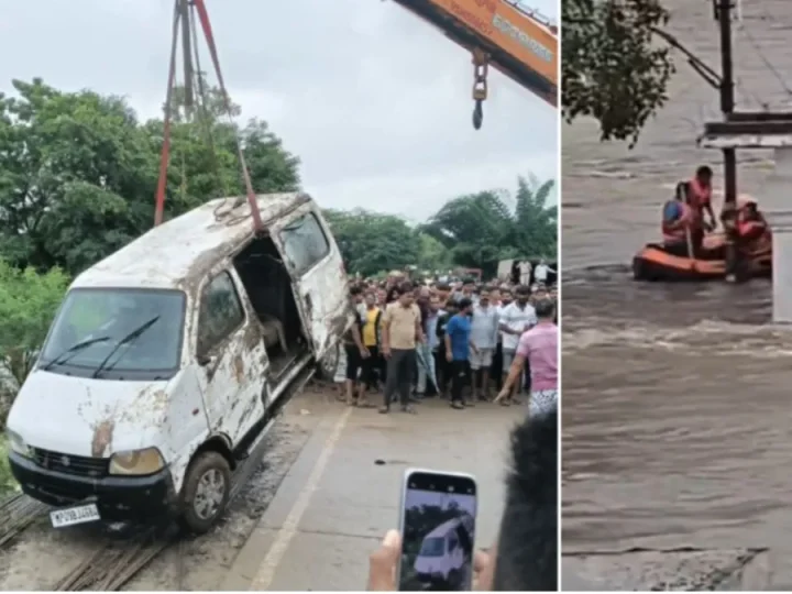 जानलेवा ज़िद: ग्रामीणों के रोकने पर भी नहीं माना ड्राइवर, उफनती पुलिया पर बह गई 11 लोगों से भरी कार; 6 की मौत