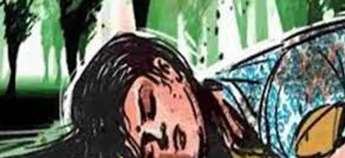 दर्दनाक: असंतुलित बाइक से गिरकर ट्रक की चपेट में आ जाने से युवती की मौके पर ही मौत