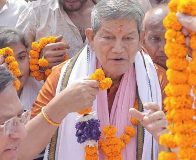 सियासी हमला: ‘कांग्रेस से डरी हुईं हैं केंद्र व राज्य की भाजपा सरकारें,बोले- पूर्व सीएम हरीश रावत