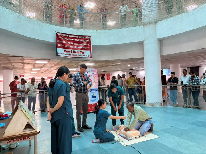 एम्स: विश्व हृदय दिवस पर चलाया गया स्वास्थ्य जागरूकता अभियान