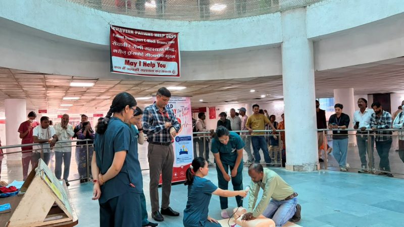 एम्स: विश्व हृदय दिवस पर चलाया गया स्वास्थ्य जागरूकता अभियान