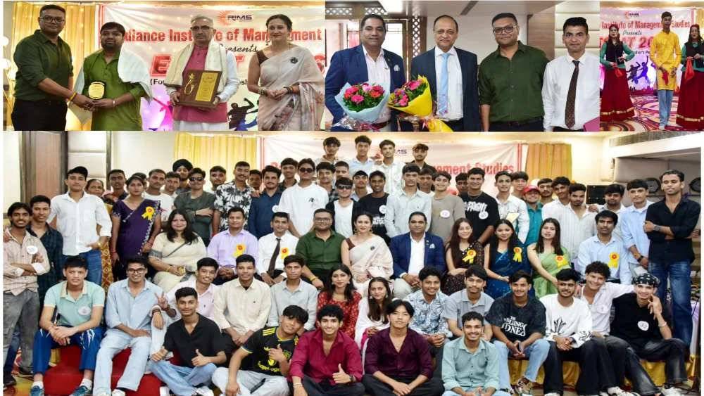 Éclat 2026 में बिखरी विद्यार्थियों की प्रतिभा की चमक, धूमधाम से मनाया गया Radiance Institute of Management Studies का 12वाँ Founders’ Day