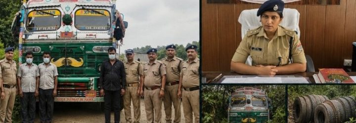 खुलासा: रंग लाई पुलिस की मेहनत, 48 घंटे में दो आरोपियों को गिरफ्तार कर बरामद किया 35 लाख का ट्रक