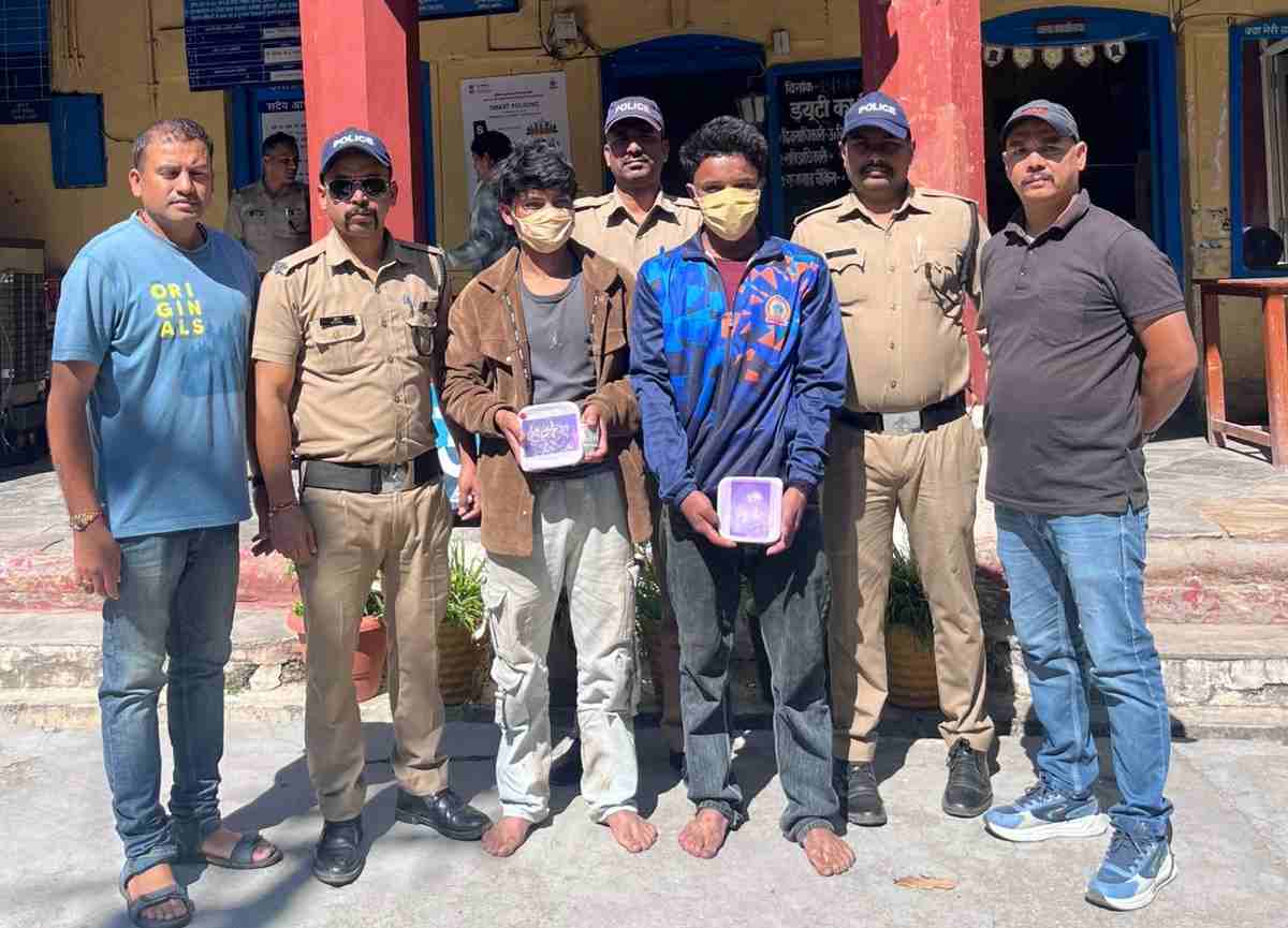 कामयाबी: चोरी की दो घटनाओं का कोतवाली पुलिस ने किया खुलासा, दो आरोपी गिरफ्तार