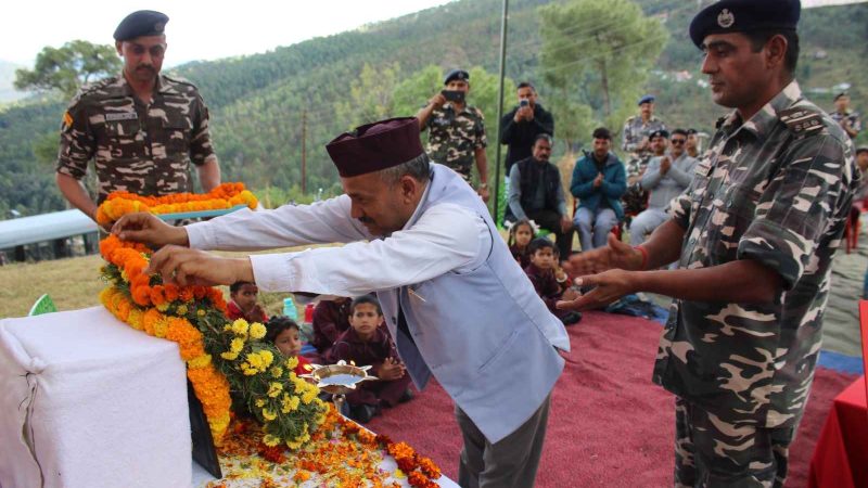 स्मरण: कीर्ति चक्र से सम्मानित एस एस बी के शहीद उपनिरीक्षक भूपाल सिंह के बलिदान को किया नमन