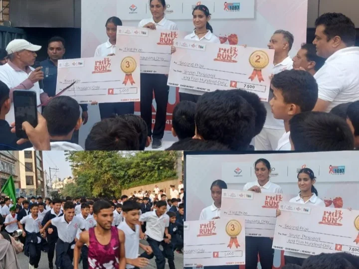 एड्स जागरूकता को लेकर देहरादून में हुआ ‘रेड रन’ मैराथन का आयोजन