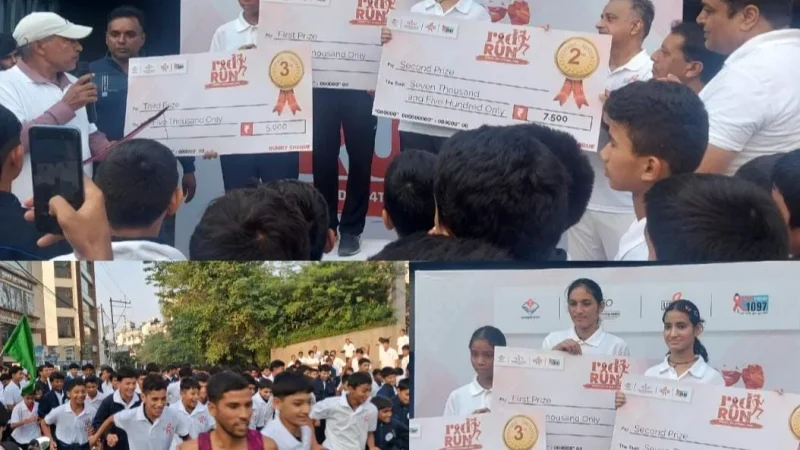 एड्स जागरूकता को लेकर देहरादून में हुआ ‘रेड रन’ मैराथन का आयोजन